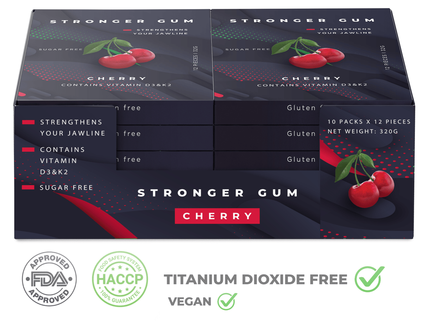 Stronger Gum for developing a strong Jawline. The most effective jaw exerciser for developing aesthetic facial features. Stronger Gum is the leading brand in jawline chewing gum.