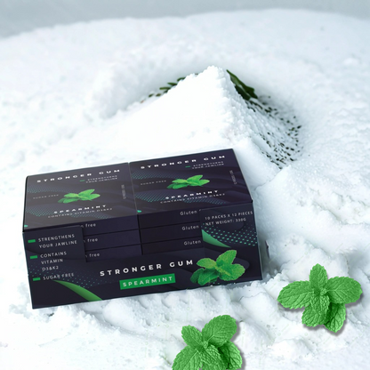 Stronger Gum for developing a strong Jawline. The most effective jaw exerciser for developing aesthetic facial features.